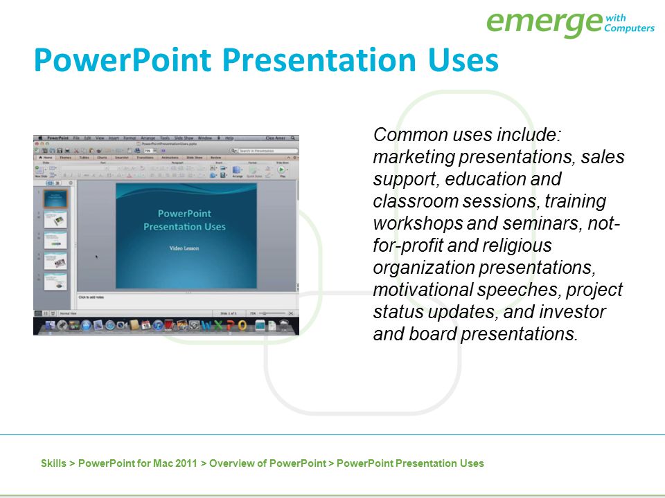 use powerpoint for mac 2011